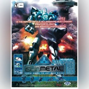 2002 GunMetal From Mech to Jet and Back Video Game Rage Vintage Print Ad/Poster